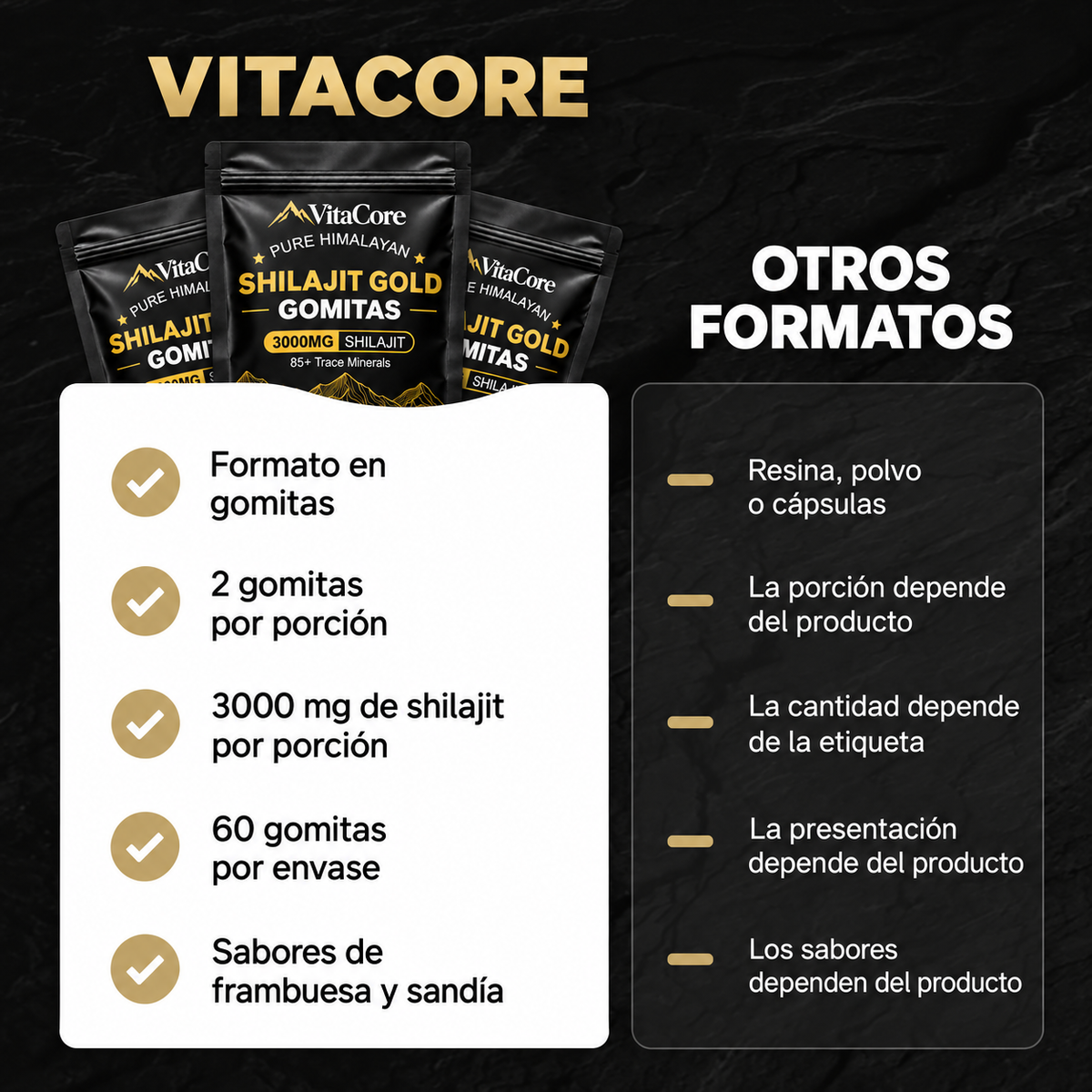 VITACORE Shilajit Gold